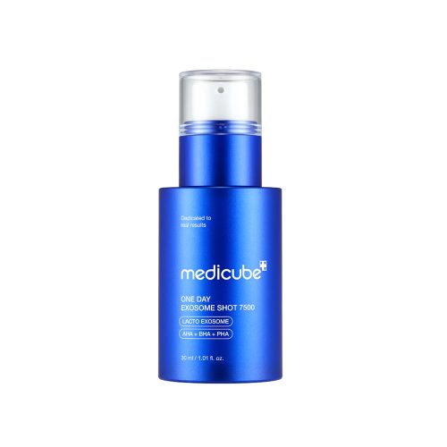 آمپول لایه بردار اگزوزوم شات 7500 مدی کیوب Medicube One Day Exosome Shot Pore Ampoule 7500