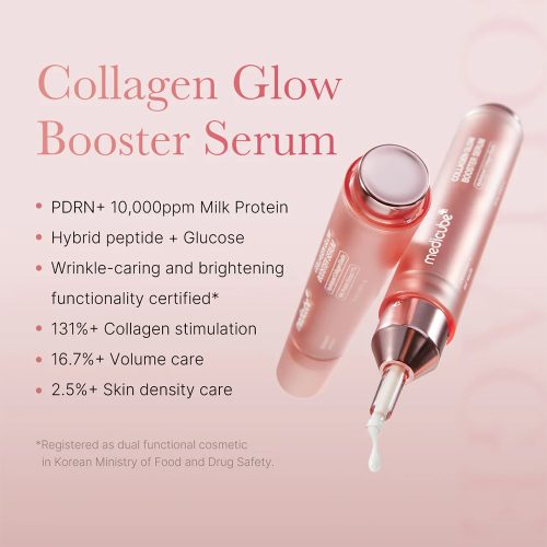 بوستر سرم درخشان کننده کلاژن مدی کیوب 10 بوستر سرم درخشان کننده کلاژن مدی کیوب medicube collagen glow booster milk serum