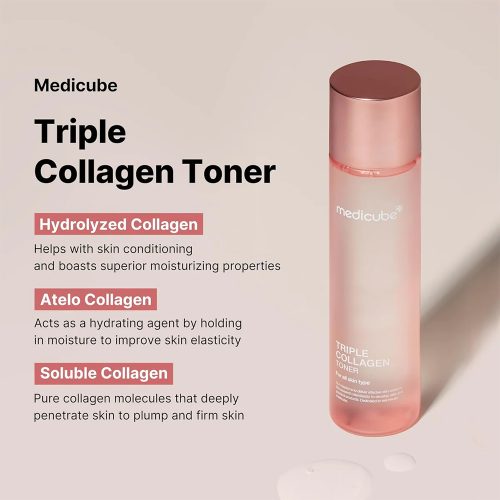 تونر کلاژن جوانساز کمپلکس مدی کیوب Medicube Triple Collagen Toner