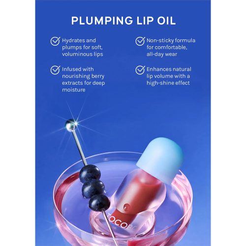 روغن لب حجم دهنده توکوبو TOCOBO Juicy Berry Plumping Lip Oil