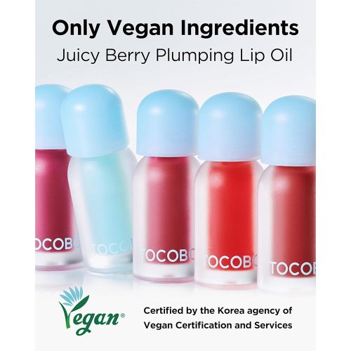 روغن لب حجم دهنده توکوبو TOCOBO Juicy Berry Plumping Lip Oil