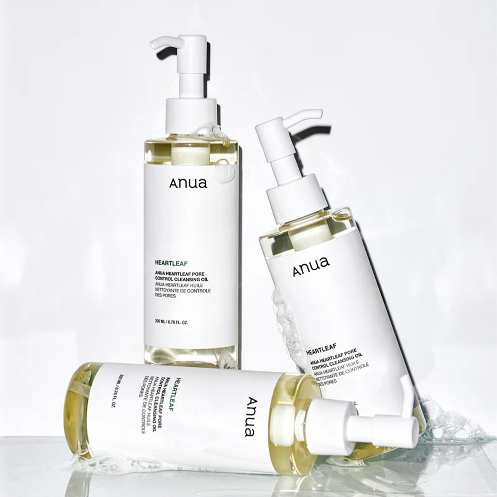 روغن پاک کننده و کنترل منافذ آنوا 4 روغن پاک کننده و کنترل منافذ آنوا Anua Heartleaf Pore Control Cleansing Oil