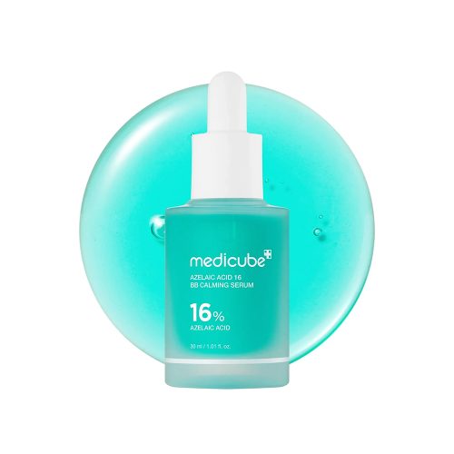 سرم تسکین دهنده و ضد جوش آزلائیک اسید 16% مدی کیوب medicube azelaic acid 16 bb calming serum