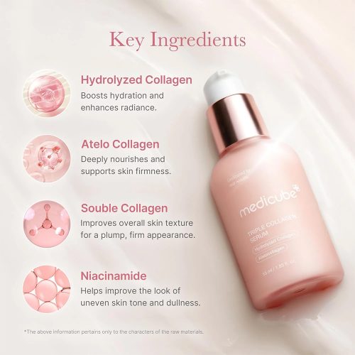 سرم جوانساز کمپلکس کلاژن مدی کیوب 7 سرم جوانساز کمپلکس کلاژن مدی کیوب medicube triple collagen serum 4.0