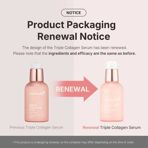 سرم جوانساز کمپلکس کلاژن مدی کیوب 10 سرم جوانساز کمپلکس کلاژن مدی کیوب medicube triple collagen serum 4.0