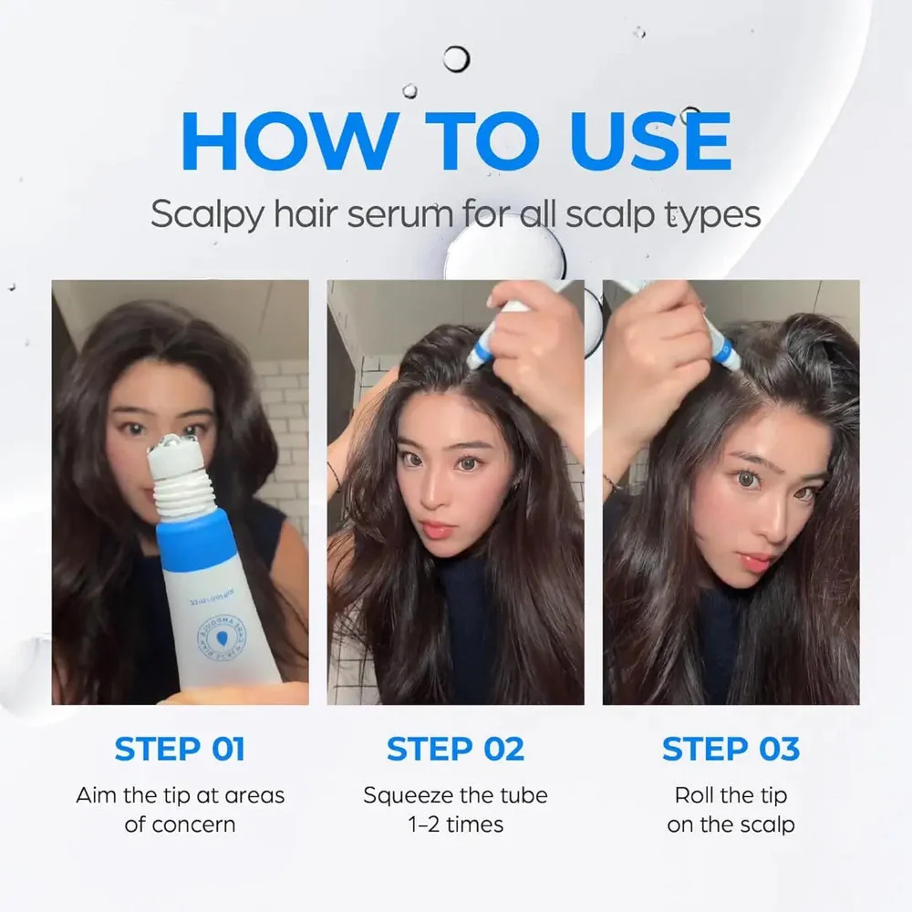 سرم ضد ریزش و تقویت کننده ریشه مو سی پوری 3 سرم ضد ریزش و تقویت کننده ریشه مو سی پوری seapuri scalpy hair serum 20ml