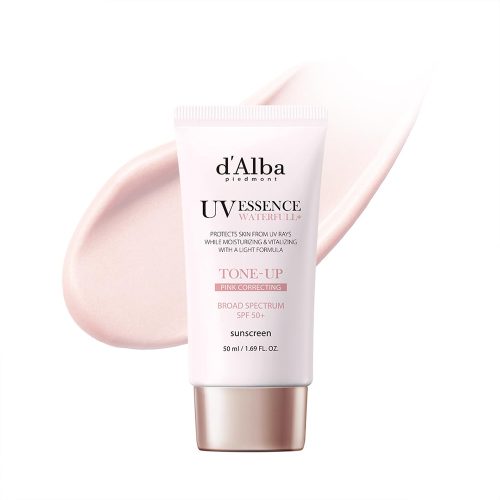 ضد آفتاب تون آپ صورتی د آلبا d'alba Piedmont Waterfull Tone-Up Sunscreen Serum