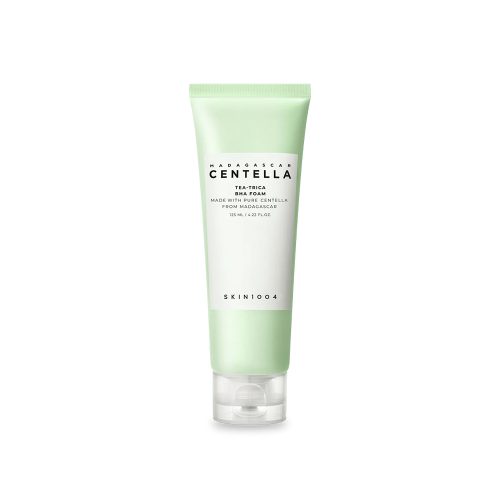 فوم شستشوی لایه بردار ضد جوش تی تریکا سنتلا اسکین 1004 SKIN1004 Madagascar Centella Tea-Trica BHA Foam