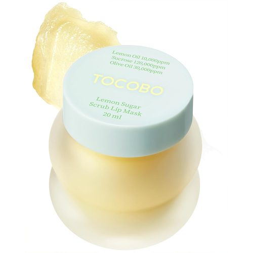 ماسک اسکراب لایه بردار و روشن کننده لیمو شکر توکوبو Tocobo Lemon Sugar Scrub Lip Mask