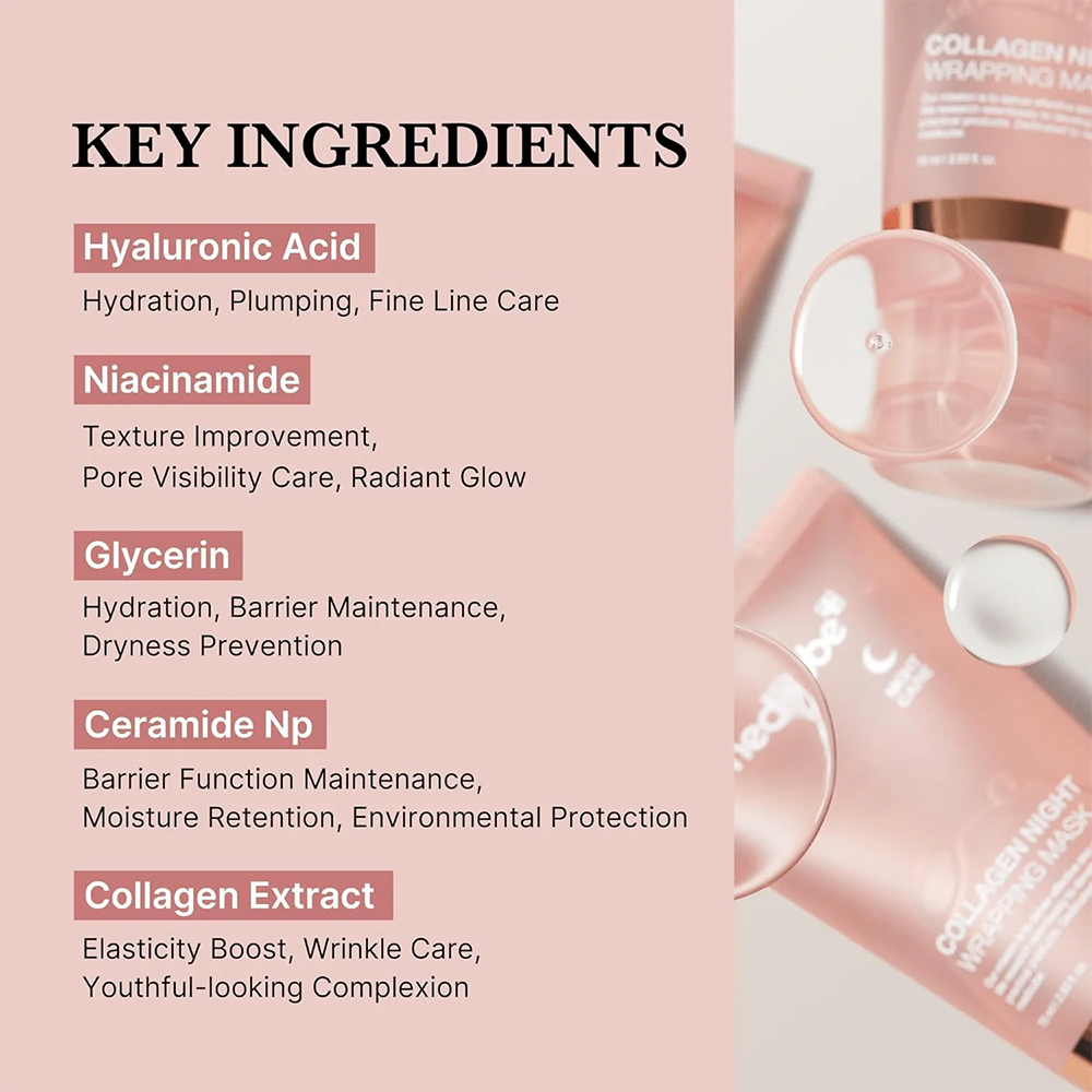 ماسک شب لایه بردار کلاژن مدی کیوب 3 ماسک شب لایه بردار کلاژن مدی کیوب Medicube Collagen Night Wrapping Mask