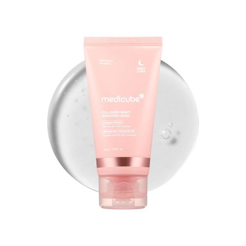 ماسک شب لایه بردار کلاژن مدی کیوب Medicube Collagen Night Wrapping Mask