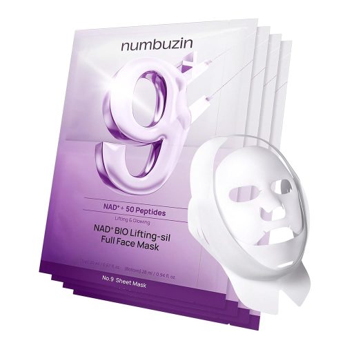 ماسک ضد چروک بایو لیفتینگ شماره 9 نامبوزین Numbuzin No.9 NAD+ BIO Lifting-sil Full Face Mask