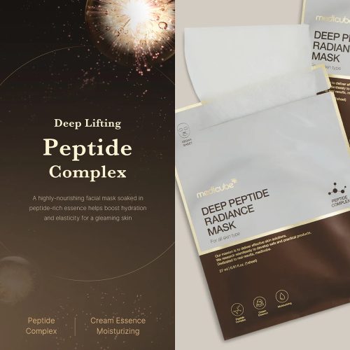ماسک ورقه ای ضد چروک و روشن کننده پپتاید مدی کیوب Medicube Deep Peptide Radiance Mask