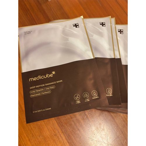ماسک ورقه ای ضد چروک و روشن کننده پپتاید مدی کیوب Medicube Deep Peptide Radiance Mask