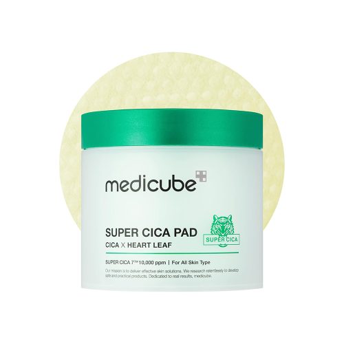 پد تونر لایه بردار و تسکین دهنده سوپر سیکا مدی کیوب medicube super cica toner pad