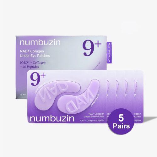 پچ زیر چشم ضد چروک و تیرگی +NAD و کلاژن شماره 9 نامبوزین numbuzin no 9 nad+ collagen under eye patches