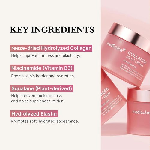 ژل کرم کلاژن مدی کیوب 8 ژل کرم کلاژن مدی کیوب Medicube Collagen Jelly Cream