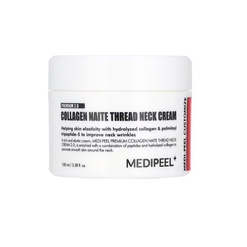 کرم ضد چروک و لیفتینگ گردن مدی پیل MEDI-PEEL Premium Collagen Naite Thread Neck Cream 2.0