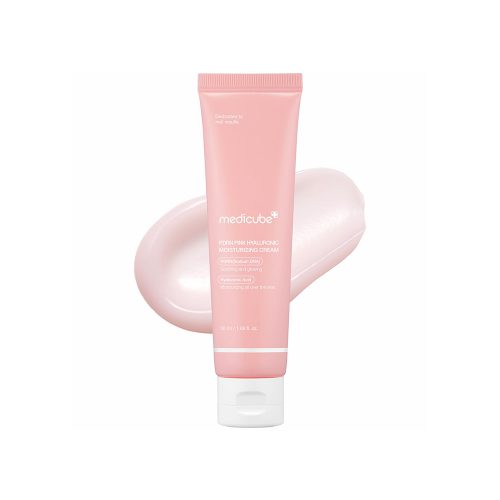 کرم مرطوب کننده PDRN و هیالورونیک مدی کیوب Medicube PDRN Pink Hyaluronic Moisturizing Cream