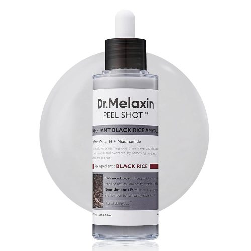 آمپول لایه بردار برنج سیاه دکتر ملاکسین Dr.Melaxin Peel Shot Exfoliant Black Rice Ampoule