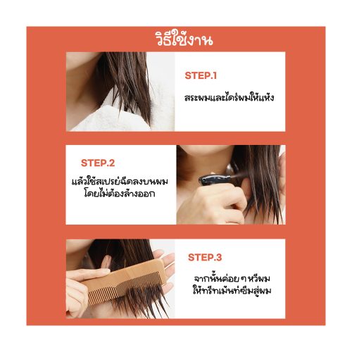 اسپری تریتمنت کراتین مو ریپ RAIP R2 No Wash Keratin Treatment ocean Blue