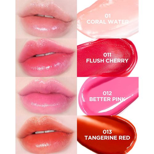 بالم لب رنگی توکوبو 8 بالم لب رنگی توکوبو Tocobo Glass Tinted lip Balm 011 Flush Cherry