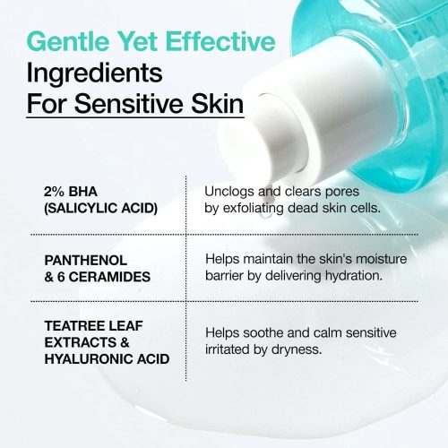 تونر 2 درصد سالیسیلیک اسید آنوا لایه بردار و کنترل منافذ Anua BHA 2% Gentle Exfoliating Toner