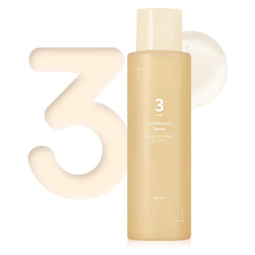 تونر اسنس شماره 3 نامبوزین شفاف و روشن کننده NUMBUZIN No.3 Super Glowing Essence Toner