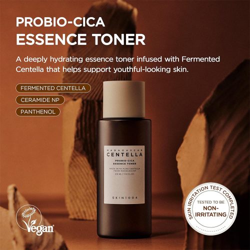 تونر اسنس پروبیو سیکا اسکین 1004 تقویت کننده و تسکین دهنده SKIN1004 Madagascar Centella Probio-Cica Essence Toner