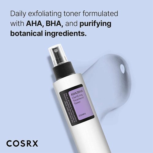 تونر لایه بردار درمانی و آبرسان AHA و BHA کوزارکس COSRX AHA_BHA Clarifying Treatment Toner