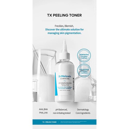 تونر ترانگزامیک اسید دکتر ملاکسین ضد لک و لایه بردار 22 تونر لایه بردار دکتر ملاکسین Dr.Melaxin Tx Peeling Toner