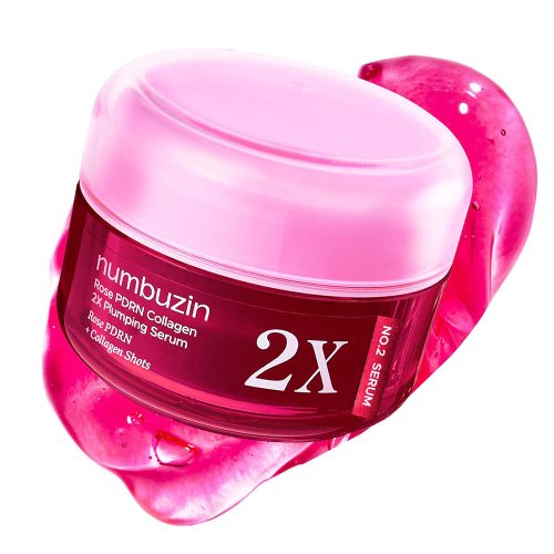 سرم PDRN رز کلاژن 2x شماره 2 نامبوزین آبرسان و ضدچروک NUMBUZIN No. 2 Rose PDRN Collagen 2X Plumping Serum