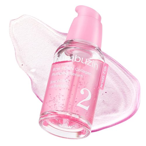 سرم حجم دهنده PDRN رز کلاژن پلامپینگ شماره 2 نامبوزین جوانساز و درخشان کننده Numbuzin No.2 Rose PDRN Collagen Plumping