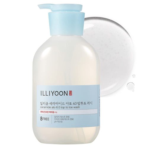 ژل شستشو تقویت کننده صورت، بدن و مو سراماید ایلیون Illiyoon Ceramide Ato 6.0 Top to Toe Wash