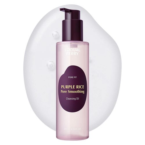 شوینده روغنی کنترل منافذ برنج بنفش اکوال بری EQQUALBERRY Purple Rice Pore Smoothing Cleansing Oil