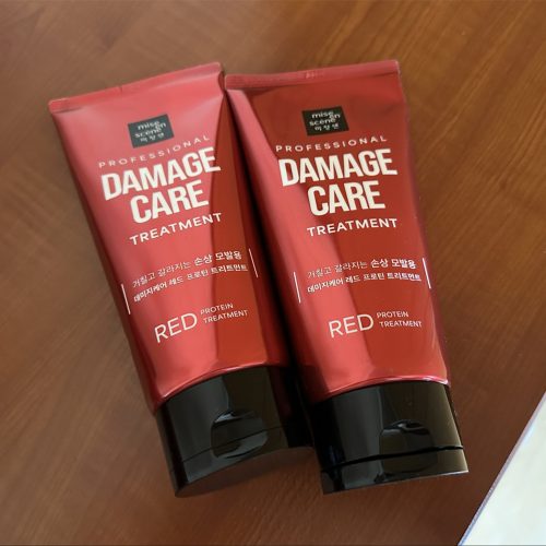 ماسک موی درمانی و ترمیم کننده میزانسن mise en scène damage care red protein Treatment