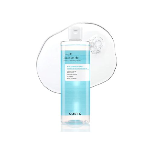 میسلار واتر تسکین دهنده و آبرسان نیاسینامید کوزارکس COSRX Low pH Niacinamide Micellar Cleansing Water