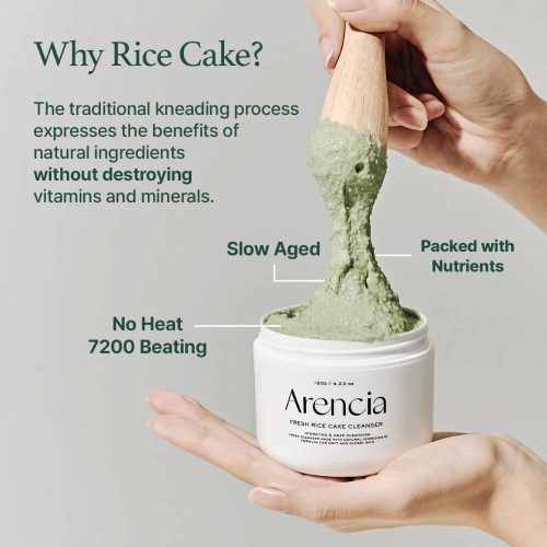 پاک کننده عمقی موچی و برنج سبز آرنسیا Arencia Fresh Green Rice Mochi Cleanser