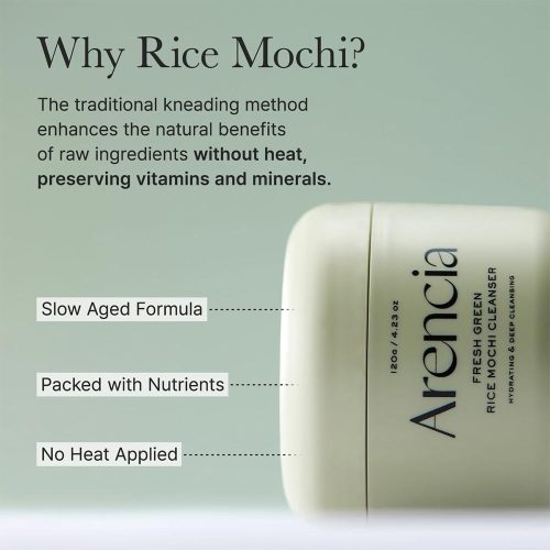 پاک کننده عمقی موچی و برنج سبز آرنسیا Arencia Fresh Green Rice Mochi Cleanser