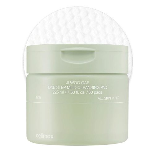 پد پاک کننده ملایم سلیمکس آبرسان و تسکین دهنده Celimax Ji.Woo.Gae One Step Mild Cleansing Pad