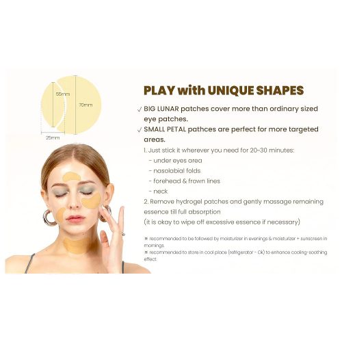 پچ‌ ژله ای دور چشم روشن‌ کننده ویتامین C کی سکرت K-Secret Extra Illuminating Eye Gel Patches Vitamin C