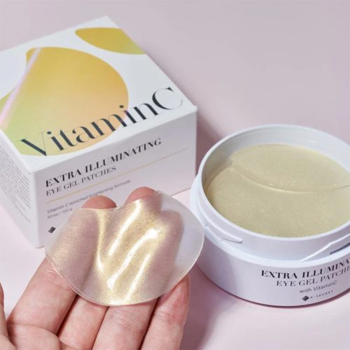 پچ‌ ژله ای دور چشم روشن‌ کننده ویتامین C کی سکرت K-Secret Extra Illuminating Eye Gel Patches Vitamin C
