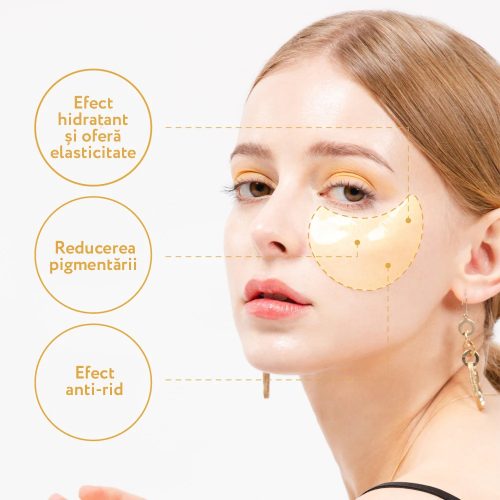 پچ‌ ژله ای دور چشم روشن‌ کننده ویتامین C کی سکرت K-Secret Extra Illuminating Eye Gel Patches Vitamin C