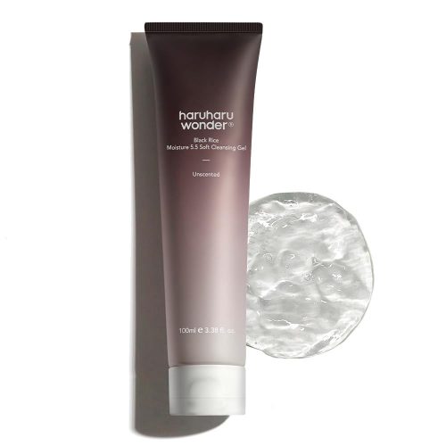 ژل شستشو برنج سیاه هاروهارو مرطوب کننده و نرم کننده Haruharu Wonder Black Rice Moisture 5.5 Soft Cleansing Gel