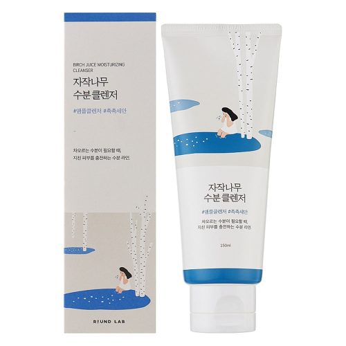 ژل شستشو مرطوب کننده شیره توس راندلب ROUND LAB Birch Juice Moisturizing Cleanser