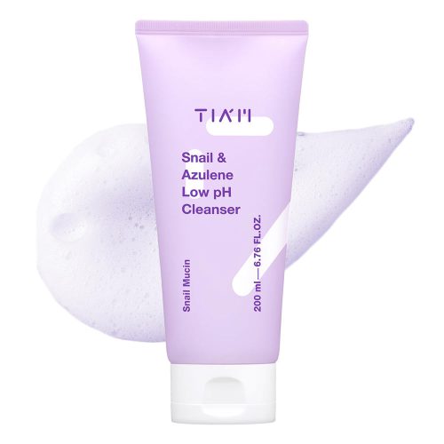 ژل شستشو ملایم حلزون و آزولن تیام TIAM Snail & Azulene Low pH Cleanser