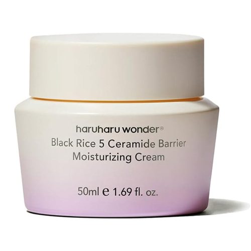کرم 5 سراماید برنج سیاه هاروهارو ترمیم کننده و مرطوب کننده HARUHARU Wonder Black Rice 5 Ceramide Barrier Moisturizing Cream