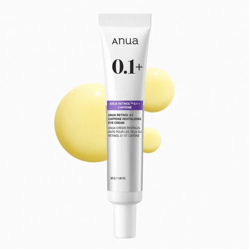 کرم دور چشم رتینول 0.1 و کافئین آنوا ضد چروک و ضد تیرگی ANUA Retinol 0.1 Caffeine Revitalizing Eye Cream