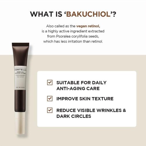 کرم دور چشم پروبیو سیکا باکوچیول اسکین 1004 ضد چروک پوست SKIN1004 Madagascar Centella Probio-Cica Bakuchiol Eye Cream