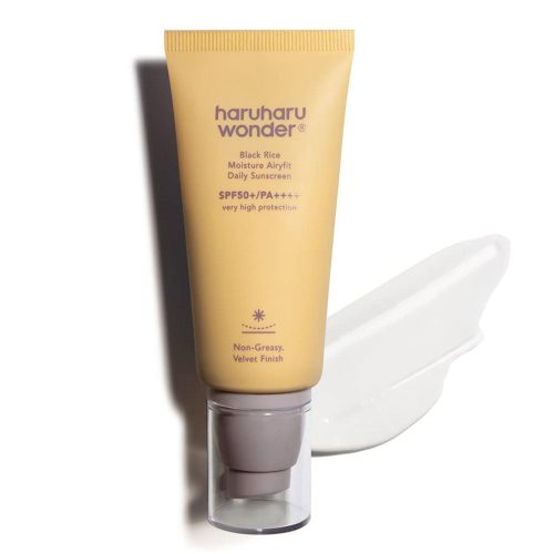 کرم ضد آفتاب رطوبت رسان برنج سیاه ایرفیت هاروهارو Haruharu Wonder Black Rice Moisture Airyfit Sunscreen